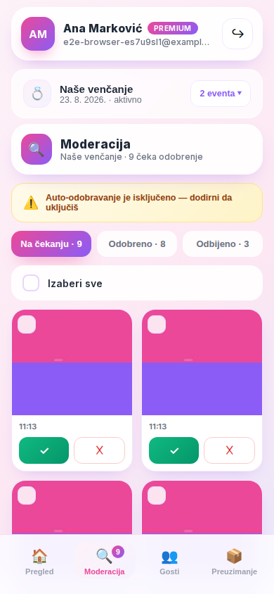 Vi ste u kontroli, ne slučajnost