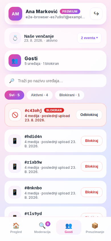 Neželjeni gost? Blokiran za sekundu